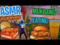 ASMR Gaming 🍗 Fortnite Popeyes Chicken Mukbang Eating and Relaxing Spectating 🎮🎧 Whispering 💤