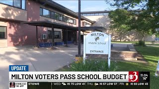 Milton voters pass revised school budget with deep cuts