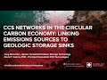 CCS Networks in the Circular Carbon Economy