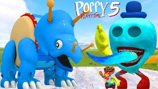 NEW TRICERADRUM VS PIANOSAURUS FAMILY POPPY PLAYTIME 5 In Garry's Mod!