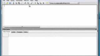 how to run or execute a postgres sql query using pgadmin