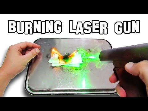 ✔ How To Make a Burning Laser Gun ✔ How To Make a Burning Laser Gun