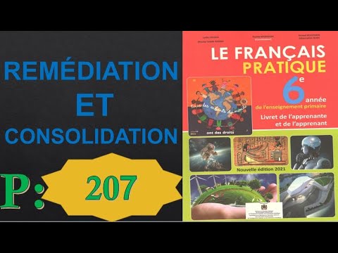 Le Français Pratique 6AEP - édition 2021-REMÉDIATION ET CONSOLIDATION ...