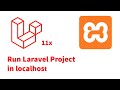 How to run laravel 11 project on localhost windows 10 without use php artisan serve - Virtual Host