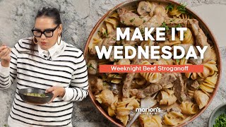 The beef stroganoff you WON’T be expecting! | #MakeItWednesday | Marion’s Kitchen