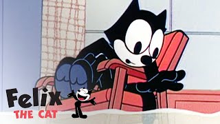 A Cat Scared of a Mouse | Felix The Cat | Full Episodes