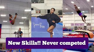 Simone Biles training NEW Gymnastics Skills for 2024 - (Biles I, Amanar, NEW VAU