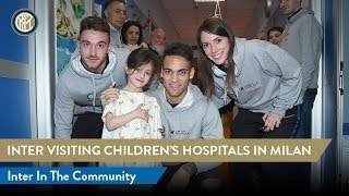 INTER VISITING CHILDREN'S HOSPITALS IN MILAN