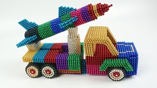 How to make a Truck with magnetic balls - DIY Missile Launch Truck - Satisfaction Magnetic