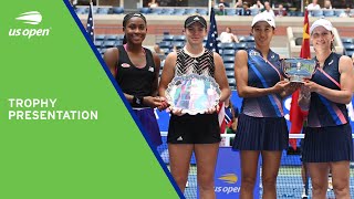 Trophy Presentation | Women's Doubles Final | 2021 US Open