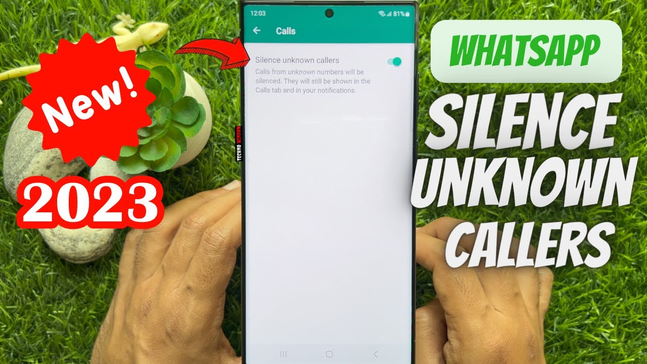 How To Silence WhatsApp Calls From Unknown Numbers - YouTube