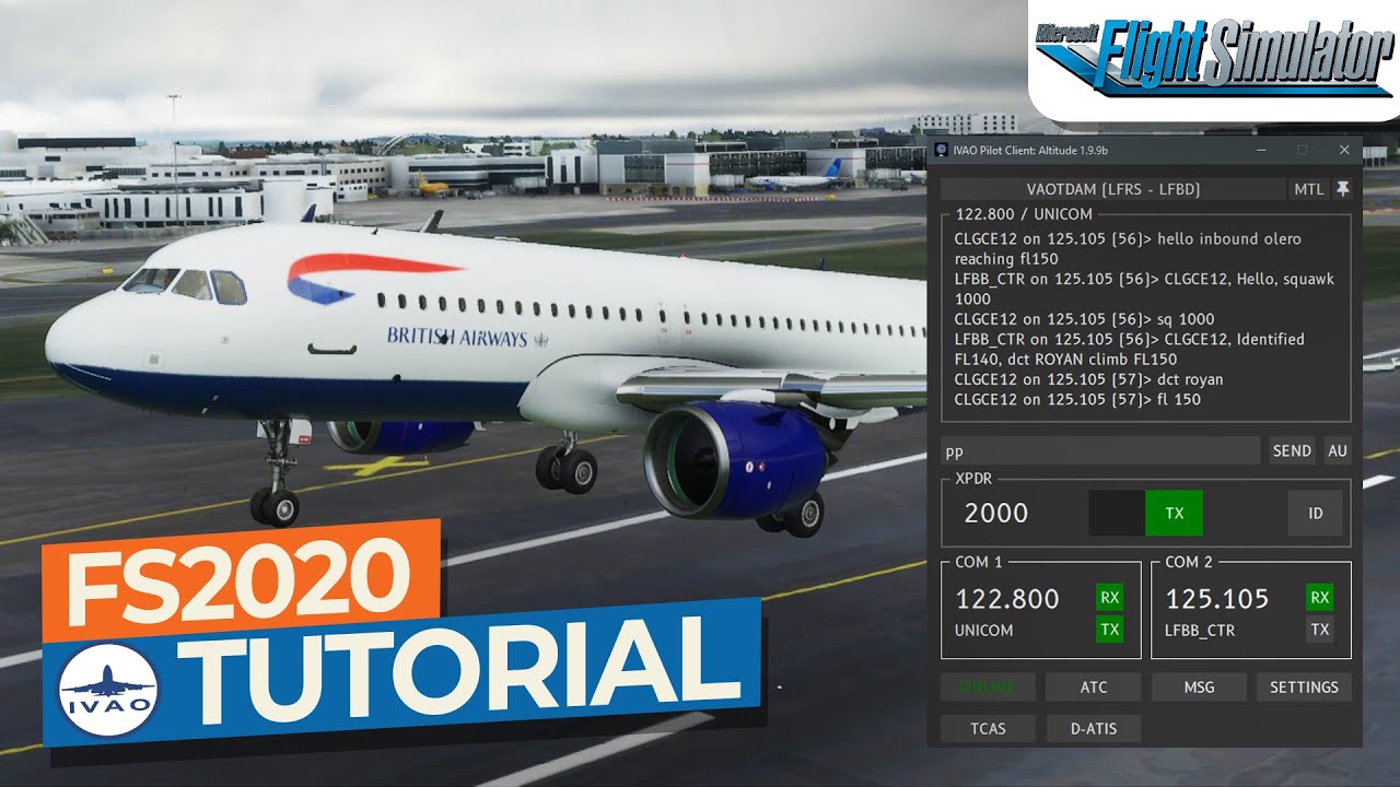 Msfs 2020 Ivao Installation Setup Tutorial Altitude Client Air Msfs 2020 Ivao Installation Setup Tutorial Altitude Client Air