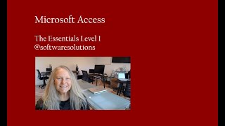 Microsoft Access Video 2 Database Objects