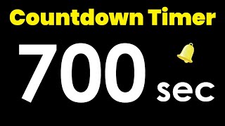 700 second Countdown Timer with Alarm #timerstore #700s #countdown