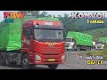 Konvoi Rapat Panjang, 8 Armada PT. Siba Surya Di Komando FAW JH6 Euro 5, Daf Cf, Mercy Axor 4026