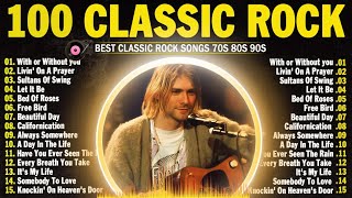 Top 100 Best Classic Rock Songs Of All Time 🔥 Queen, Nirvana, Scorpions, Aerosmith, ACDC, Bon Jovi