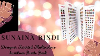 SUNAINA Spiral Collection  Designer Assorted Multicolour Bindi Book For Women