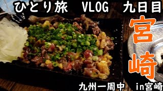 【ひとり旅　VLOG】九州一周中in宮崎　九日目　【ぼっち観光　グルメ】