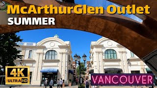 🇨🇦[4K] WALK - McArthurGlen Designer Outlet, VANCOUVER BC. Canada. July 2021