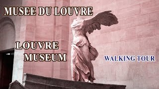 Louvre Museum / Musée du Louvre / Walking tour inside museum [4K]