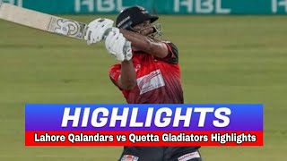 Quetta Gladiators vs Lahore Qalandars full Match Highlights | Match 15th | PSL 7 Match 15 Highlights