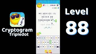Cryptogram Tripledot Level 88 Answer | SolutionGuruji