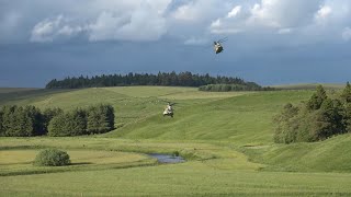 Two Dutch Chinooks low level training in UK (warning! blade slap! 🫡)