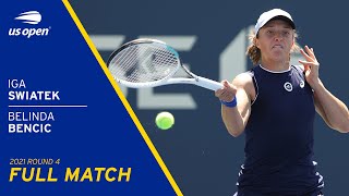 Iga Swiatek vs Belinda Bencic Full Match | 2021 US Open Round 4