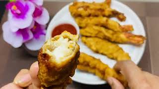 How to Fry  Prawn At Home | Crispy Golden Prawn Fry | Best Appetizer | Shrimp Tempura | চিংড়ী ভাজা