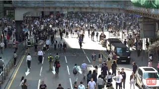 【直播回放】11.15香港反極權 上班族各地集結聲援中大