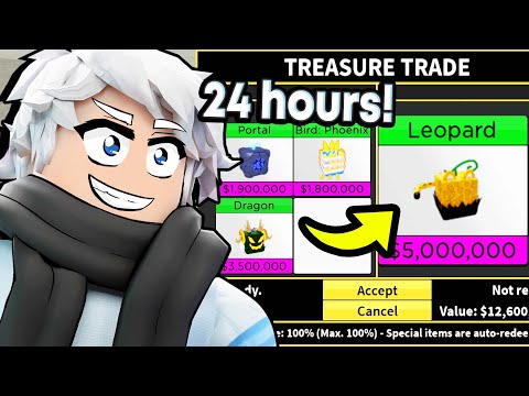 Exchange Devil Fruits for Blox Fruits (Roblox) for 24 hours