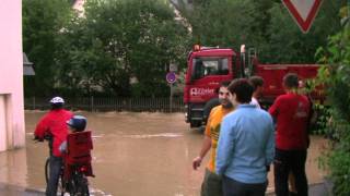 WEINGARTEN HOCHWASSER 15-08-2011 ÜBERSCHWEMMUNG SCHERZACH