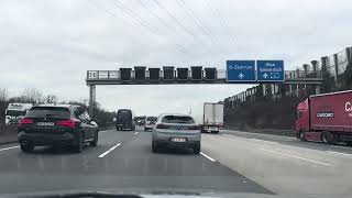 4K Relaxing Drive on the Autobahn in Germany from Dusseldorf to Bonn