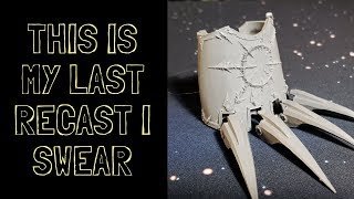 Warhammer 40k Recast Forge World Chaos Reaver Titan unboxing