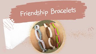 Friendship Bracelets - crafts with Ms.Ji