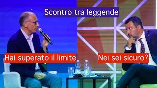 Scontro PD Lega. "Salvini ha superato i limiti". "Letta Pensa a ius soli e ddl Zan".