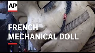 French mechanical doll delights crowds in capital