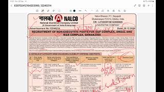 #NALCO-[NEP-JOT-LAB]=[31/12/24=21/1/25]/V=518/B.Sc-M.Sc-CHEM/HOW TO PREPARE // M+TEST SERIES-400+ //