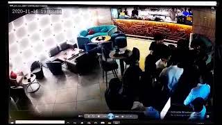 fight in boombox cafe lucknow