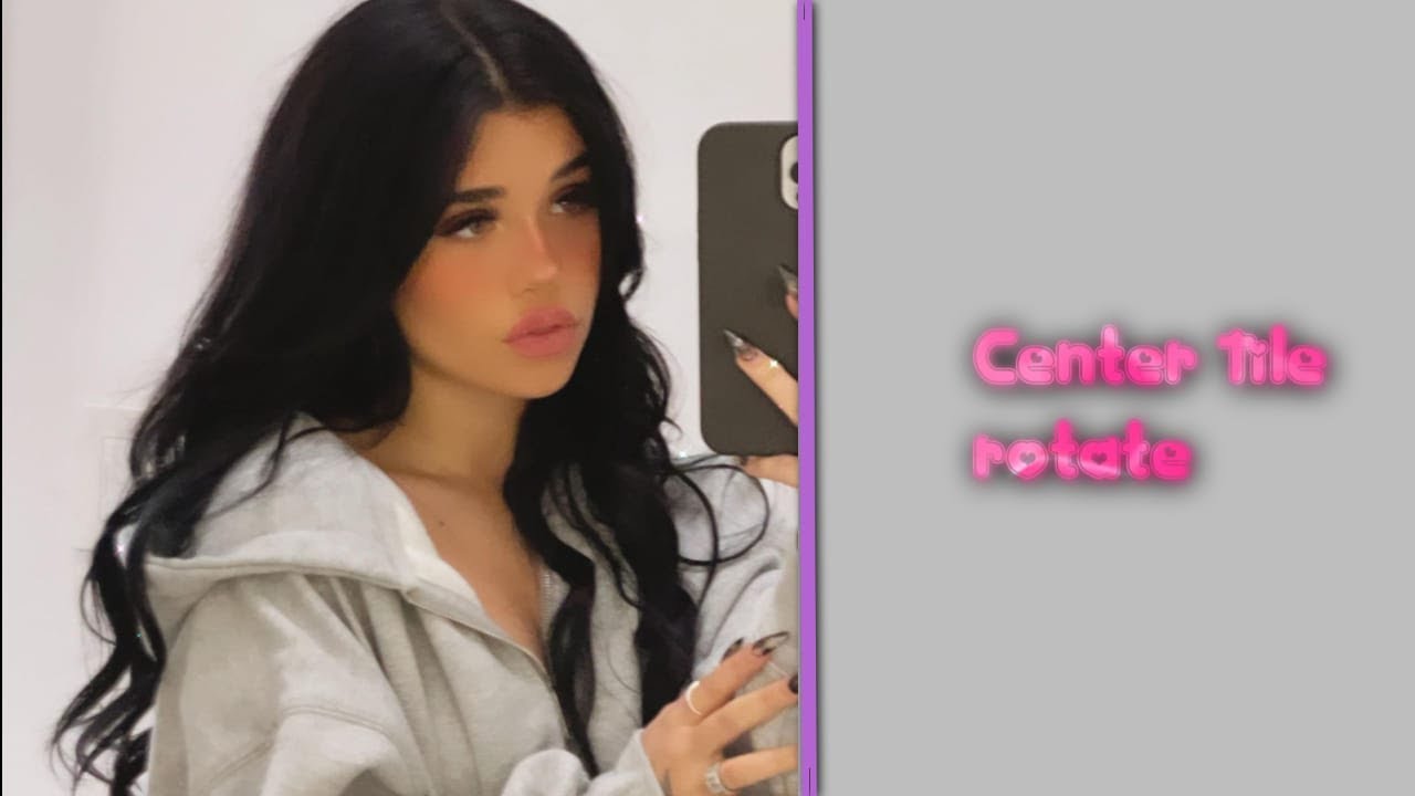 Center Tile Rotate Alight Motion Read Description Youtube