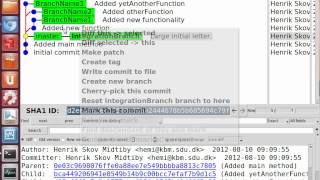 Use cherry picking rearrange commits