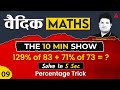 Vedic Maths Tricks for Fast Calculation | 10 Minute Vedic Maths Tricks Show by Shantanu Shukla #9