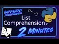 Python | List Comprehension in 2 minutes