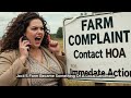 hoa karen calls the cops on a farm and faces sweet karma entitledpeople reddit