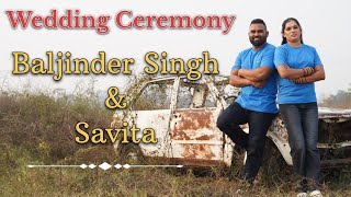 ⭕️ Wedding Ceremony // Baljinder Singh \u0026 Savita // B1Live mob .98147-54402..98145-54402