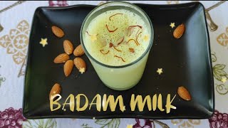 Badam Milk | பாதாம் பால் | Almond Milk | Badam Milk Recipe | Tasty \u0026 Healthy Drink | Anas Recipe