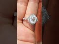 gra certified moissanite diamond solid 14k rose gold ring