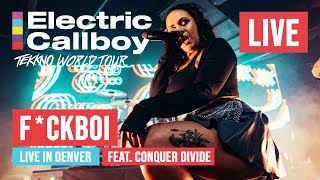 Electric Callboy - FCKBOI LIVE in Denver, CO feat. @conquerdividemusic  (US TOUR 2023)