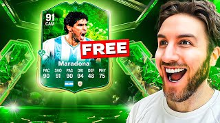 How to get a Free 91 Rated Diego Maradona in FC 25