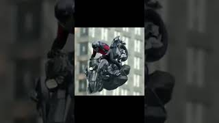 Dhoom 3 BMW K1300R bike 🥵Amir khan stunt scene 🔥 Bridge escape #shorts #bikers